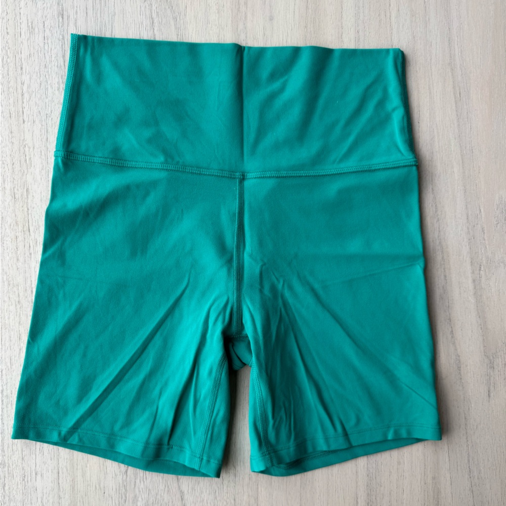 All In Motion Women's Green Biker Shorts
